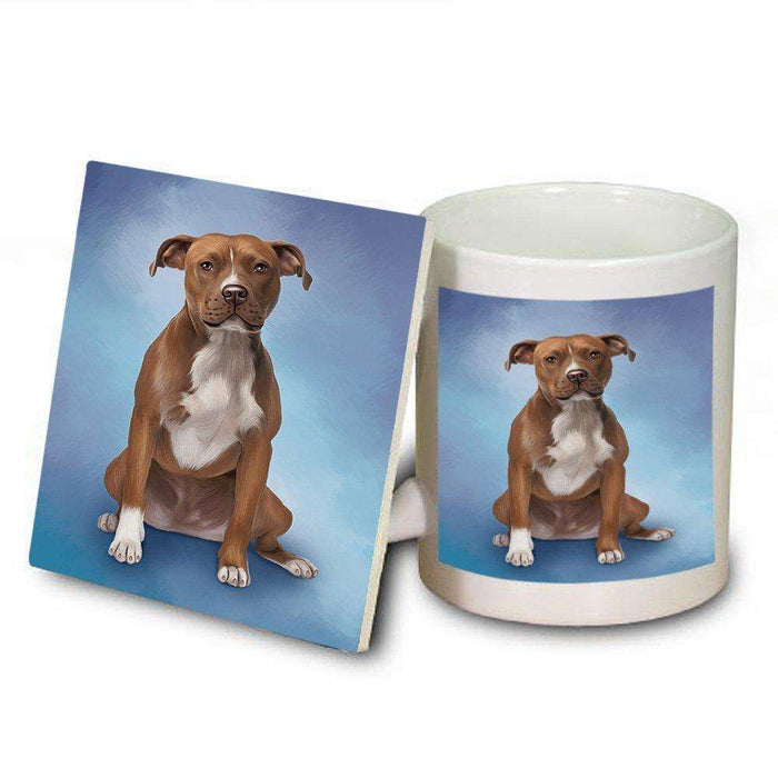 Pit Bull Dog Mug and Coaster Set MUC48334