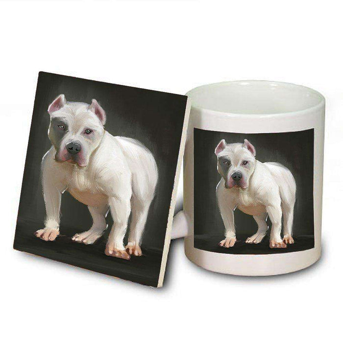 Pit Bull Dog Mug and Coaster Set