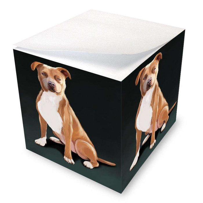 Pit Bull Dog Note Cube