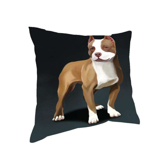 Pit Bull Dog Throw Pillow