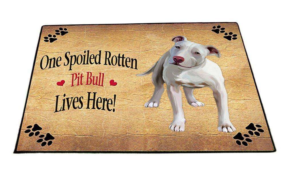 Pit Bull Spoiled Rotten Dog Indoor/Outdoor Floormat