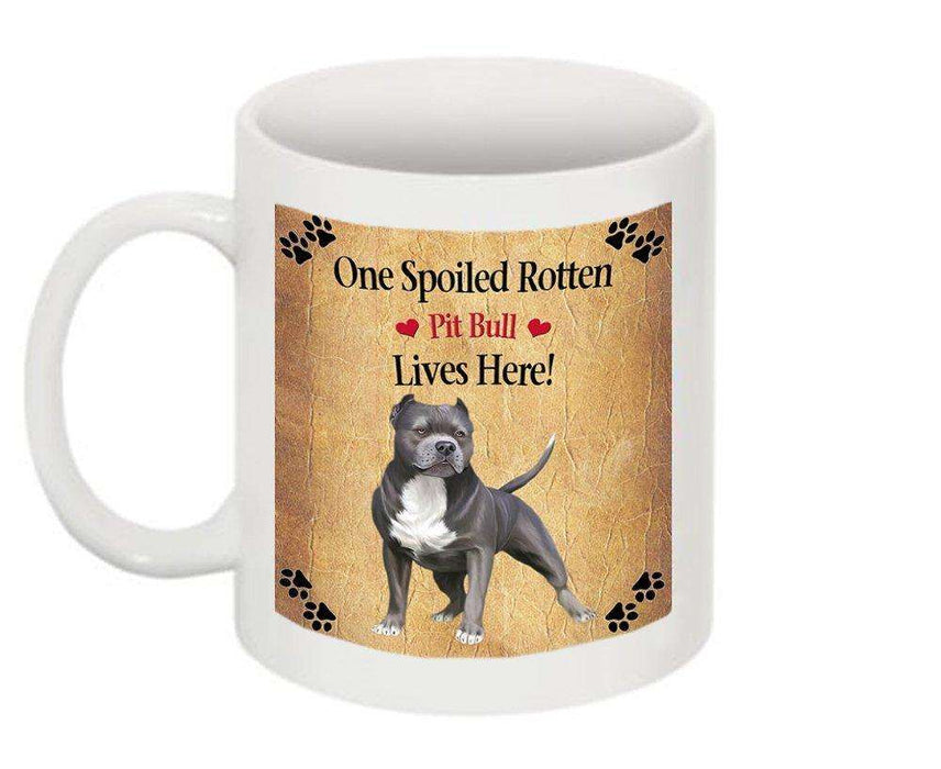 Pit Bull Spoiled Rotten Dog Mug