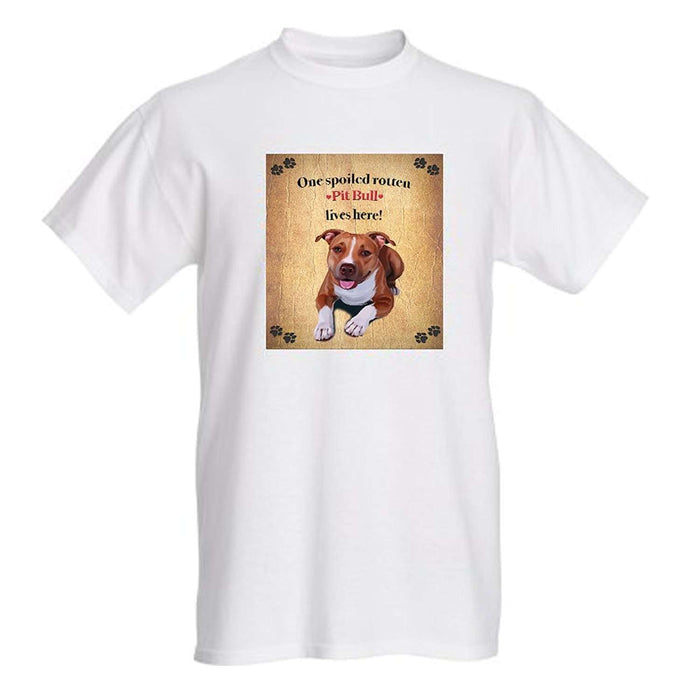 Pit Bull Spoiled Rotten Dog T-Shirt