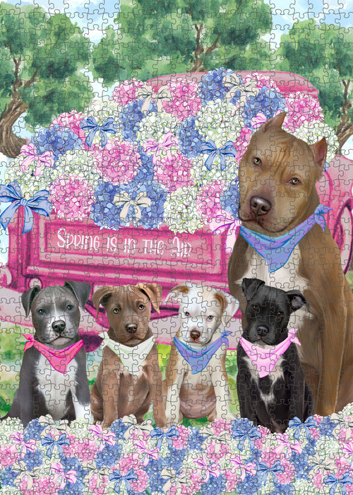Pit Bull Jigsaw Puzzle for Adult, Interlocking Puzzles Games, Personalized, Explore a Variety of Designs, Custom, Dog Gift for Pet Lovers