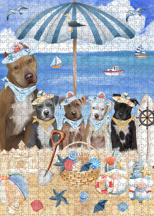 Pit Bull Jigsaw Puzzle: Explore a Variety of Designs, Interlocking Puzzles Games for Adult, Custom, Personalized, Gift for Dog and Pet Lovers