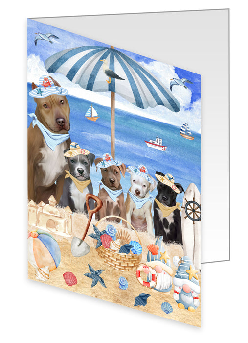 Pit Bull Greeting Cards & Note Cards, Explore a Variety of Personalized Designs, Custom, Invitation Card with Envelopes, Dog and Pet Lovers Gift