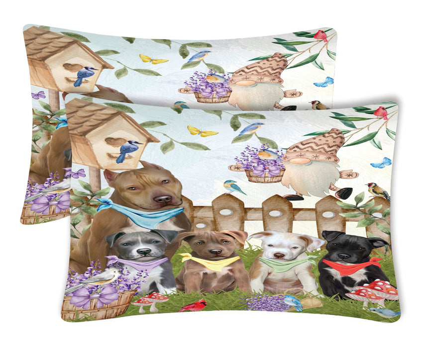 Pit Bull Pillow Case: Explore a Variety of Custom Designs, Personalized, Soft and Cozy Pillowcases Set of 2, Gift for Pet and Dog Lovers
