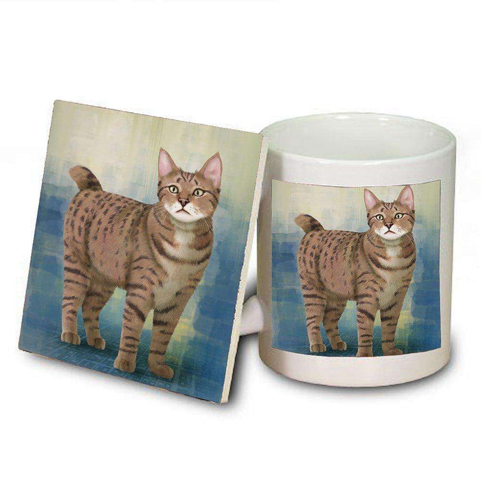 Pixie Bob Cat Mug and Coaster Set
