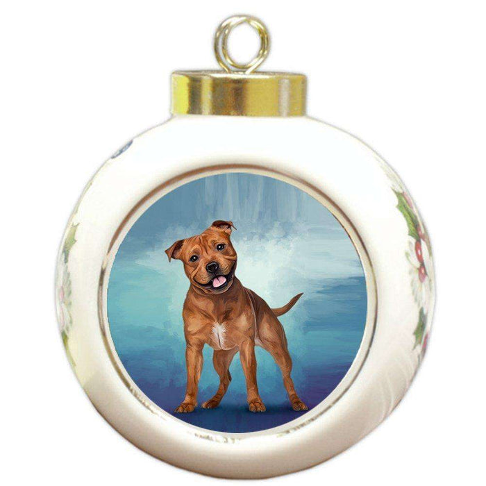 Pixie-Bob Cat Round Ball Christmas Ornament RBPOR48044