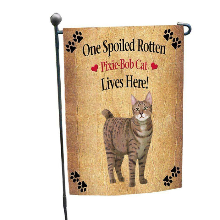 Pixie Bob Spoiled Rotten Cat Garden Flag
