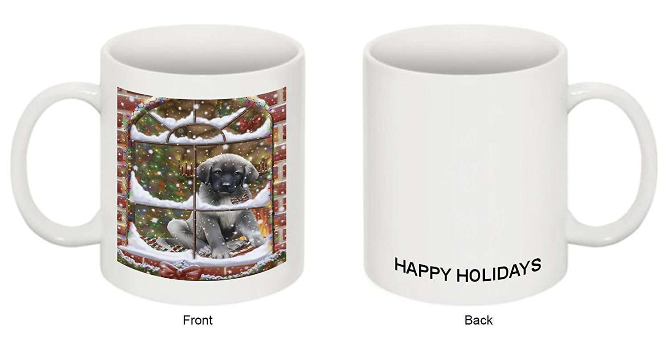Please Come Home For Christmas Anatolian Shepherds Dog Sitting In Window Mug