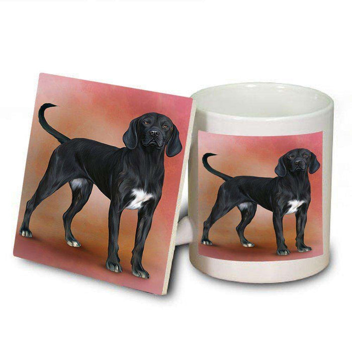 Plott Hound Dog Mug and Coaster Set MUC48504