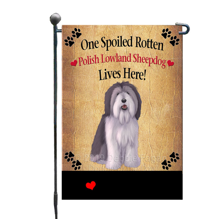 Personalized Spoiled Rotten Polish Lowland Sheepdog GFLG-DOTD-A63233