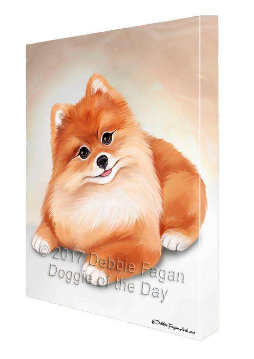 Pomeranian Dog Canvas Wall Art CV024