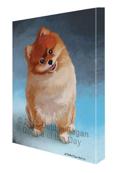 Pomeranian Dog Canvas Wall Art D047