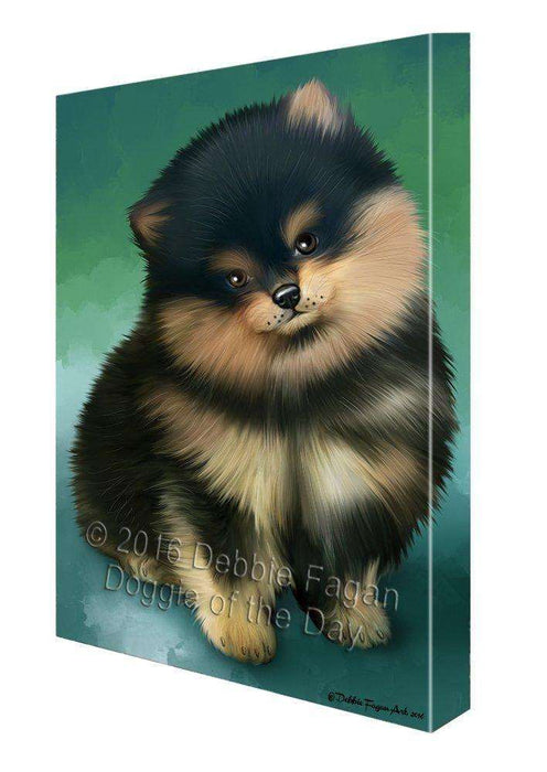 Pomeranian Dog Canvas Wall Art