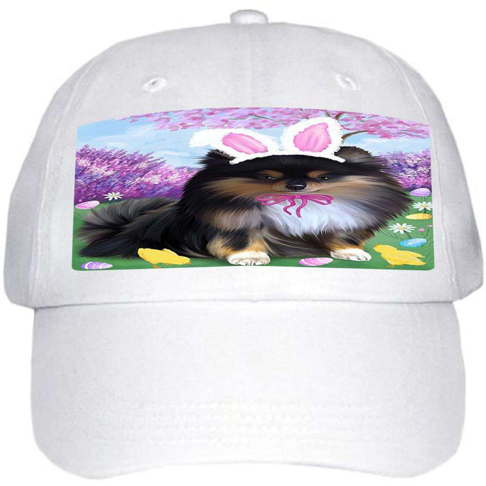 Pomeranian Dog Easter Holiday Ball Hat Cap HAT51369