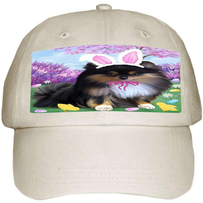 Pomeranian Dog Easter Holiday Ball Hat Cap HAT51369