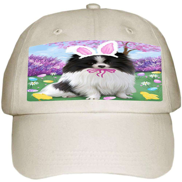 Pomeranian Dog Easter Holiday Ball Hat Cap HAT51378