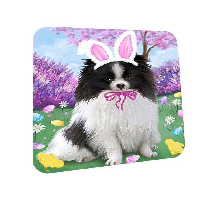 Pomeranian Dog Easter Holiday Coasters Set of 4 CST49174