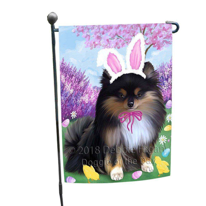 Pomeranian Dog Easter Holiday Garden Flag GFLG49255