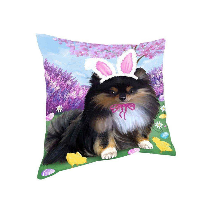 Pomeranian Dog Easter Holiday Pillow PIL53240