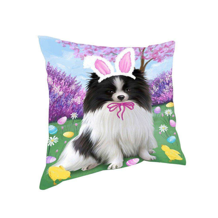 Pomeranian Dog Easter Holiday Pillow PIL53252
