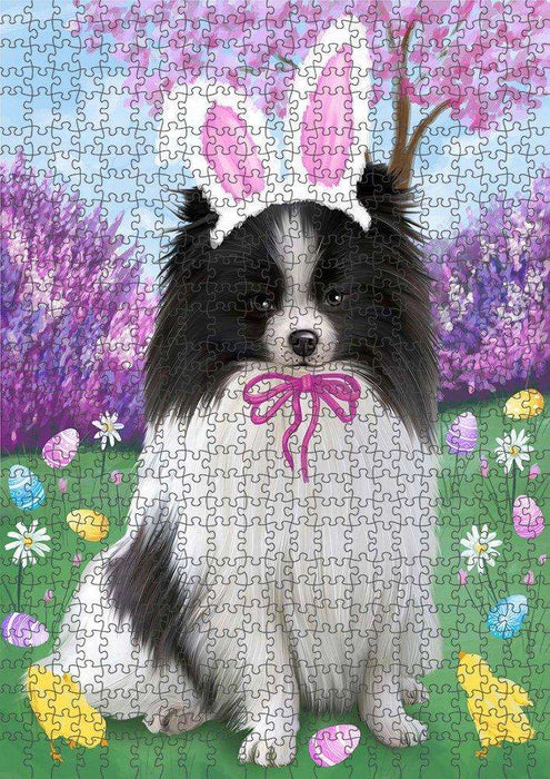 Pomeranian Dog Easter Holiday Puzzle with Photo Tin PUZL51591