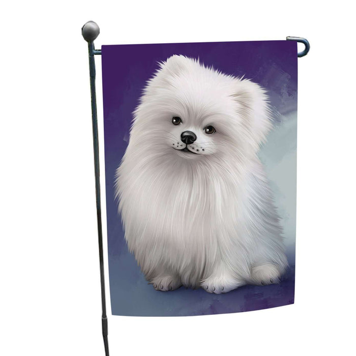 Pomeranian Dog Garden Flag