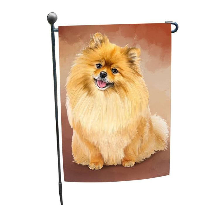 Pomeranian Dog Garden Flag