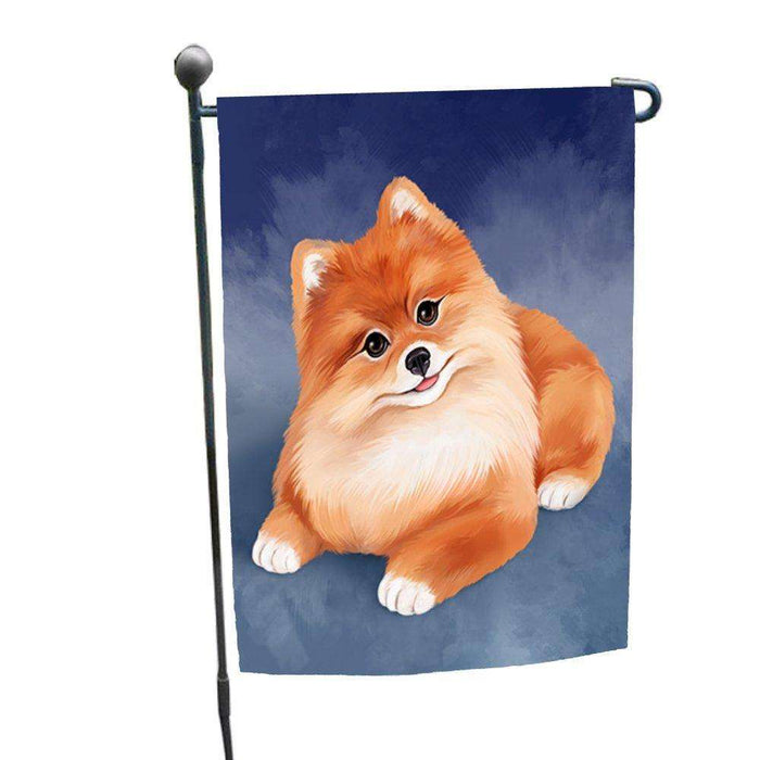 Pomeranian Dog Garden Flag