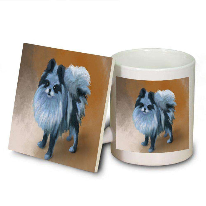 Pomeranian Dog Mug and Coaster Set MUC48039