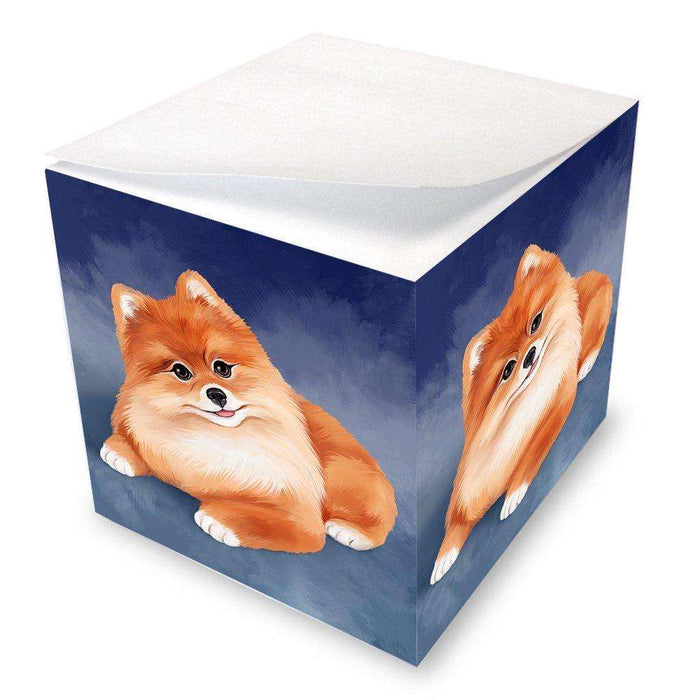 Pomeranian Dog Note Cube NOC48049