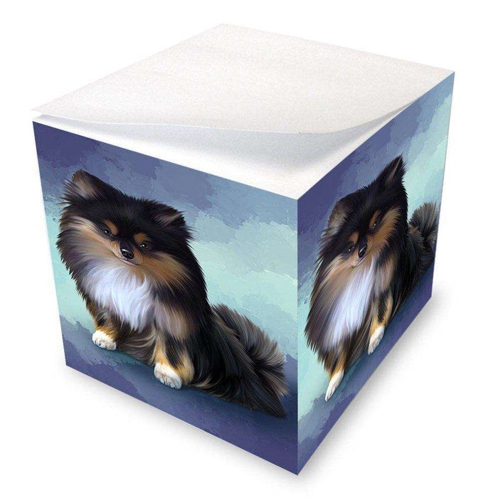 Pomeranian Dog Note Cube