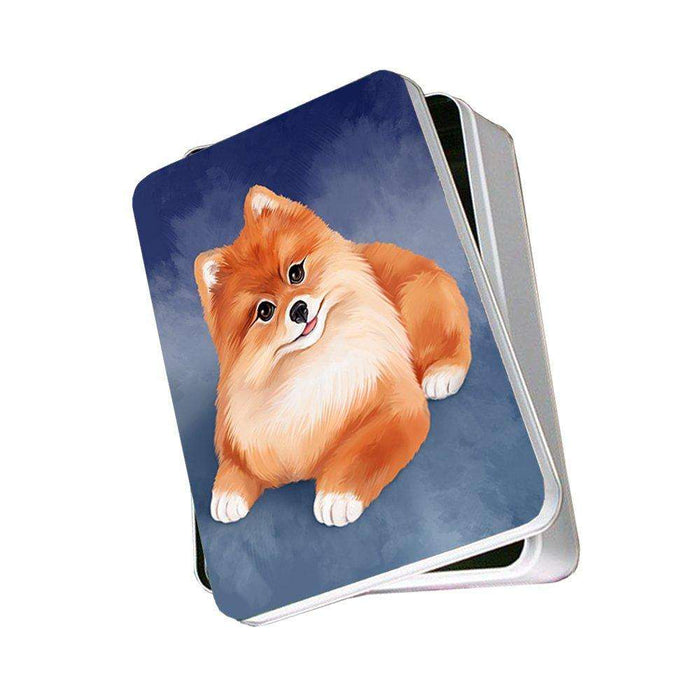 Pomeranian Dog Photo Storage Tin PITN48049