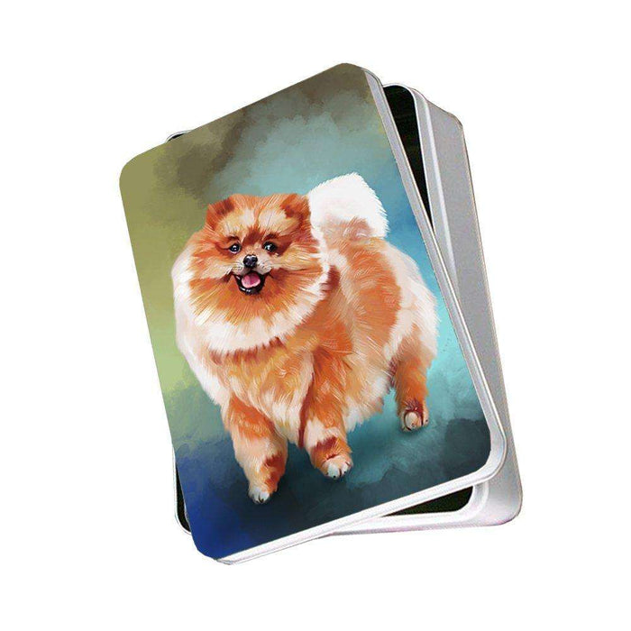 Pomeranian Dog Photo Storage Tin PITN48052