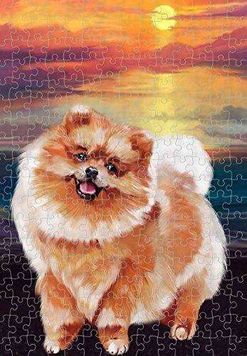 Pomeranian Dog Puzzle with Photo Tin