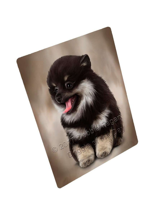 Pomeranian Spitz Dog Art Portrait Print Woven Throw Sherpa Plush Fleece Blanket D043