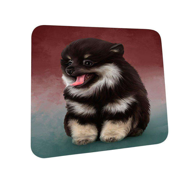 Pomeranian Spitz Dog Coasters Set of 4 CST48034