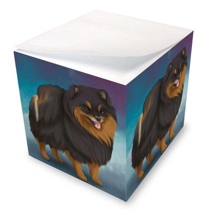 Pomeranian Spitz Dog Note Cube NOC48051