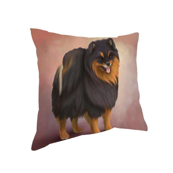 Pomeranian Spitz Dog Throw Pillow