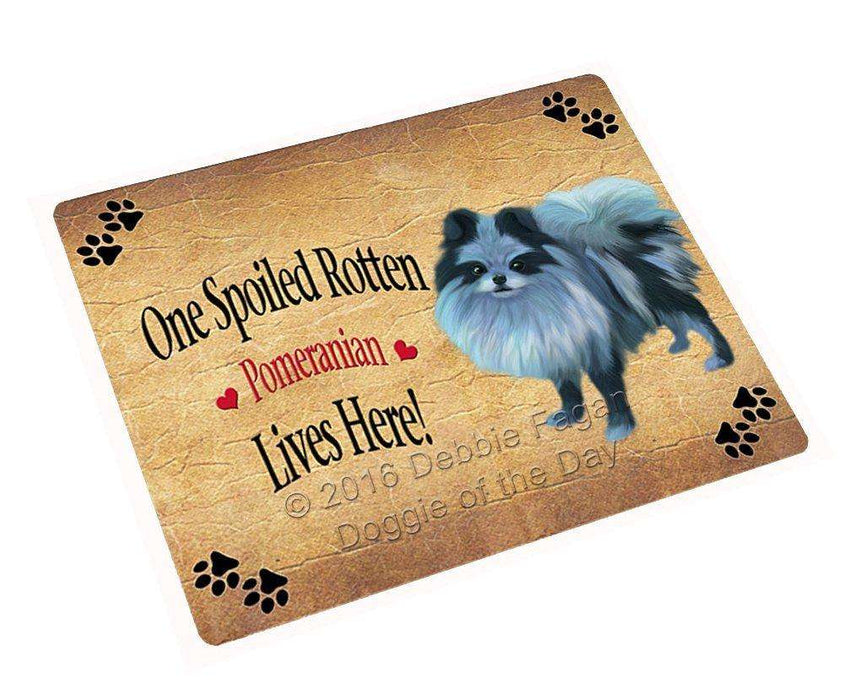 Pomeranian Spoiled Rotten Dog Magnet Mini (3.5" x 2")