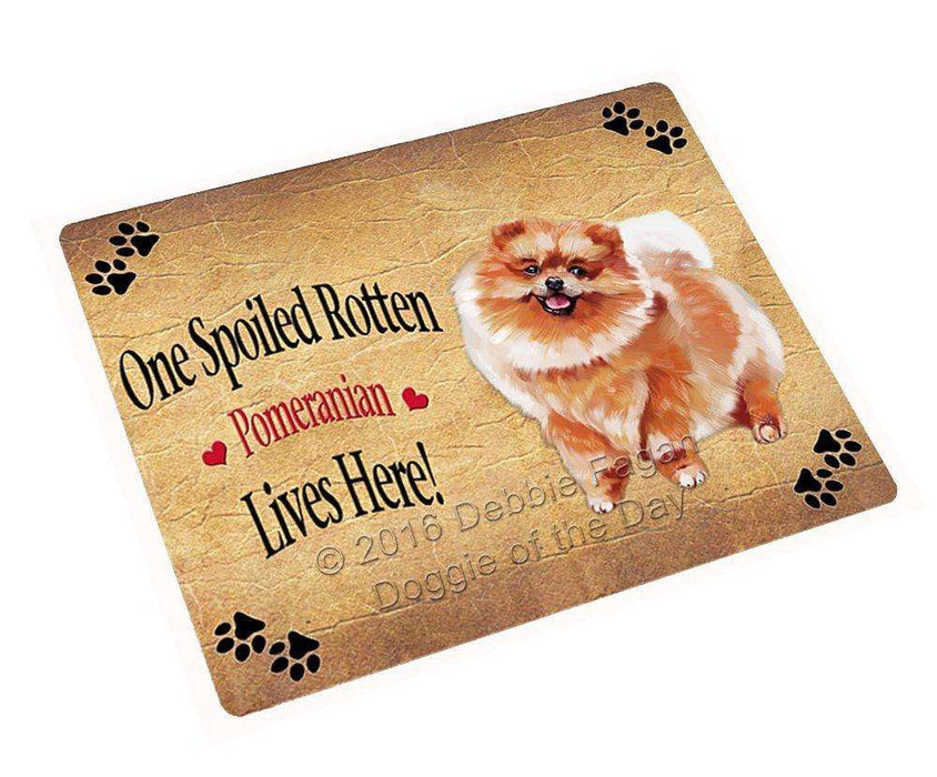 Pomeranian Spoiled Rotten Dog Magnet Mini (3.5" x 2")