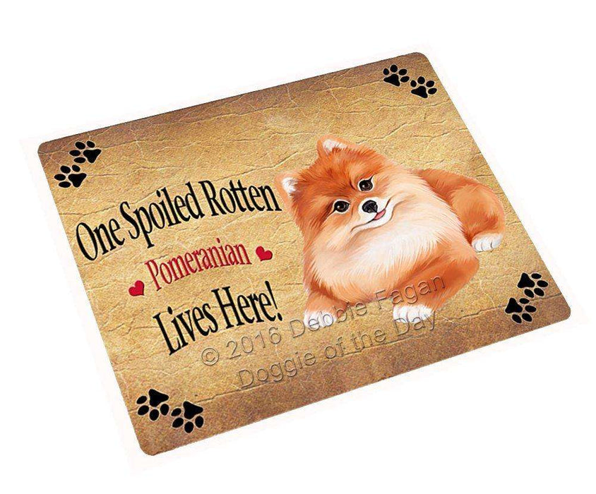 Pomeranian Spoiled Rotten Dog Magnet Mini (3.5" x 2")