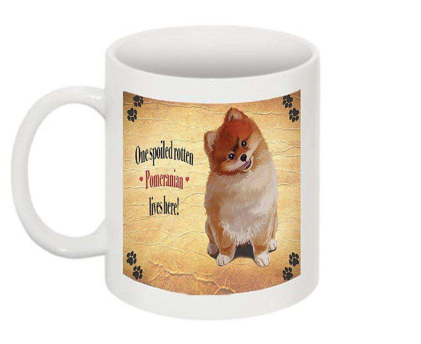 Pomeranian Spoiled Rotten Dog Mug