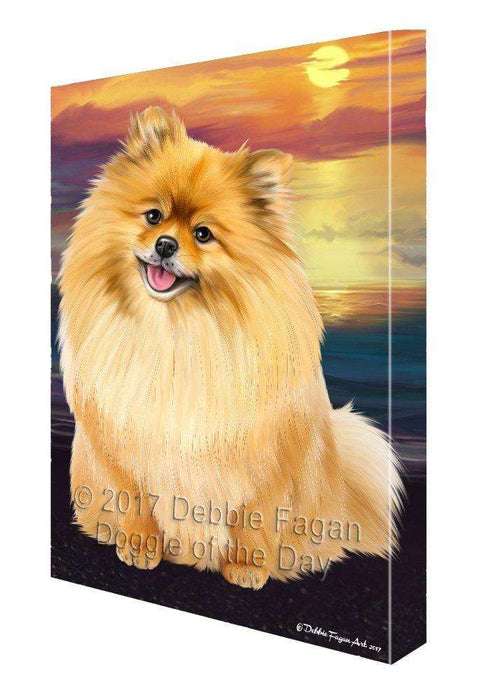 Pomeranians Dog Canvas Wall Art D454