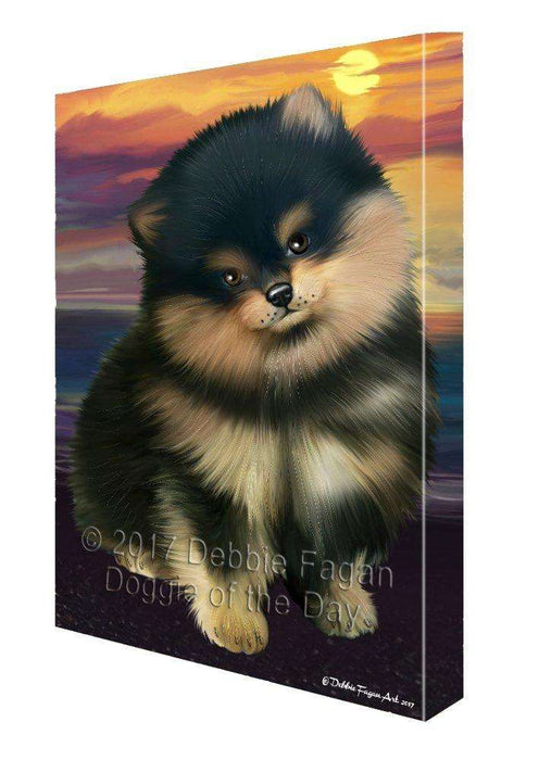 Pomeranians Dog Canvas Wall Art D458