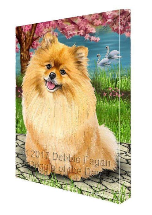 Pomeranians Dog Canvas Wall Art D459