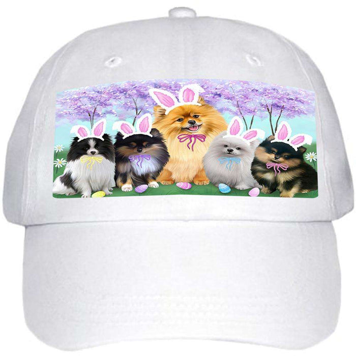 Pomeranians Dog Easter Holiday Ball Hat Cap HAT51366