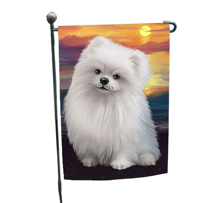 Pomeranians Dog Garden Flag